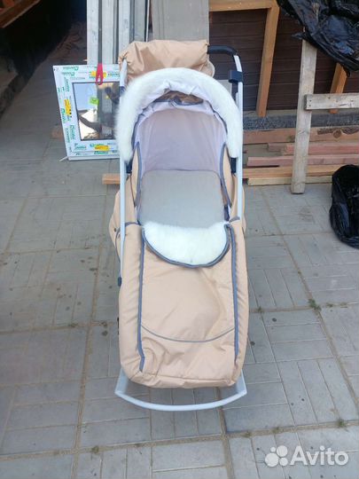 Коляска санки