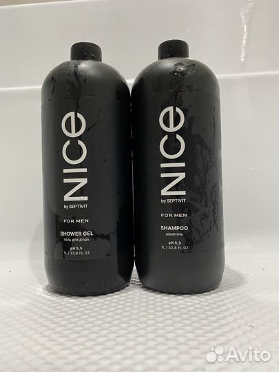 Мужской набор шампунь + гель для душа