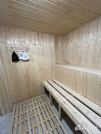 Баня на дровах с купелью