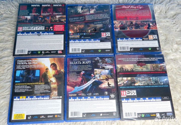 6 дисков для PS4 PS4