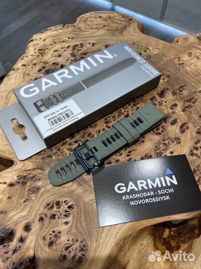 Ремешок силиконовый Garmin QuickFit 22mm Moss