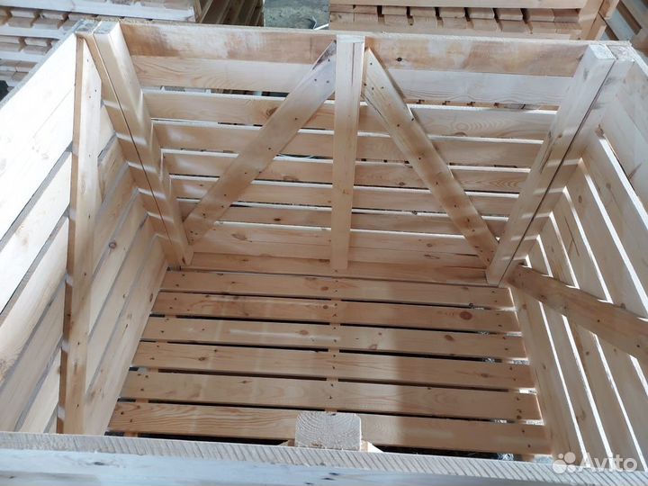 Деревянные ящики (контейнеры) для хранения овощей