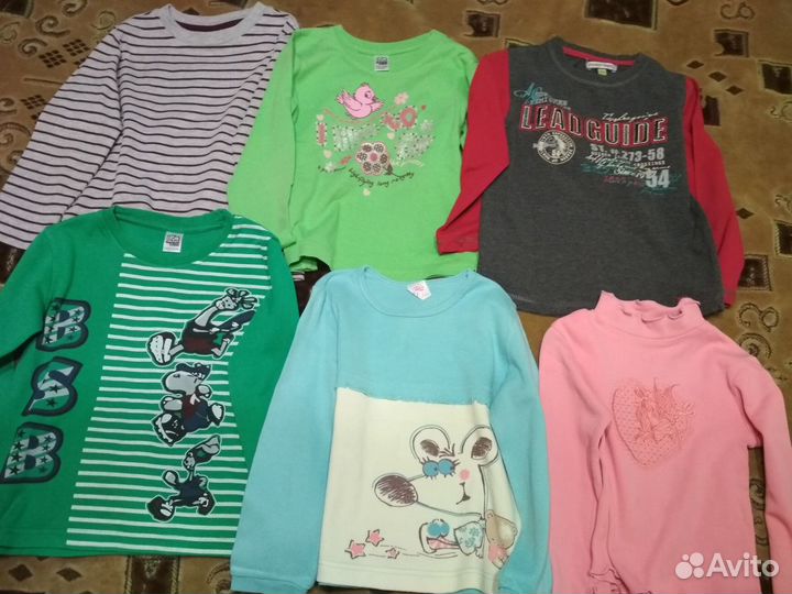 Футболки на девочку, мальчика разных размеров