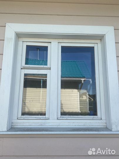 Окна деревянные бу в хор. сост. с подок.и откосами