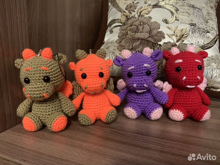 Дракончики вязаный