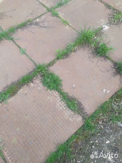 Тротуарная плитка бу чугунная