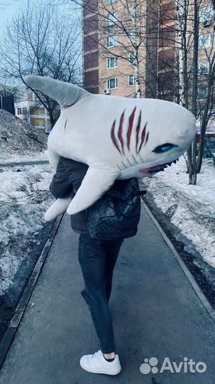 Мегалодон мягкая игрушка коллекционная