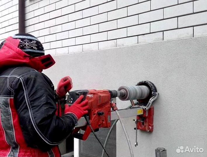 Алмазное бурение сухое/мокрое. Профессиональная бр