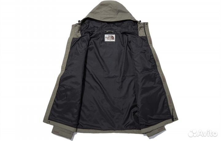 THE north face Windbreaker Jackets Men Khaki (M)(34)