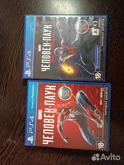 Диски на Playstation 4. 2 Части Человека паука