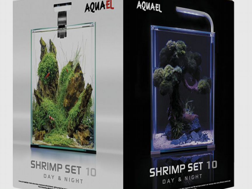 Aквариум aquael shrimp SET DAY&night (10 л)