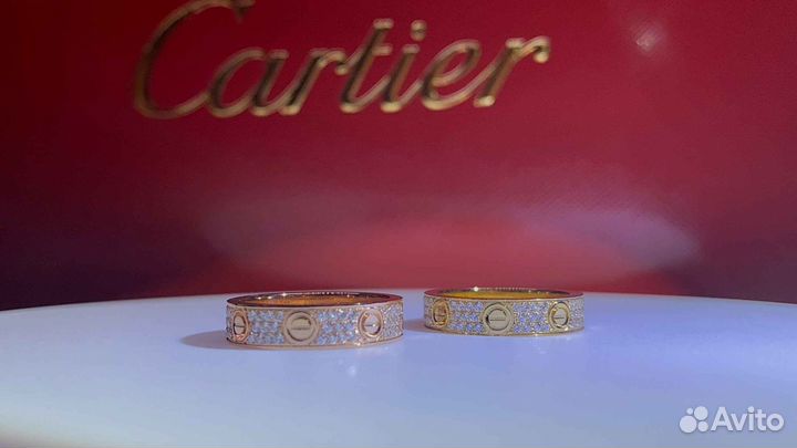 Обручальное кольцо Cartier Love Ring 0,4ct