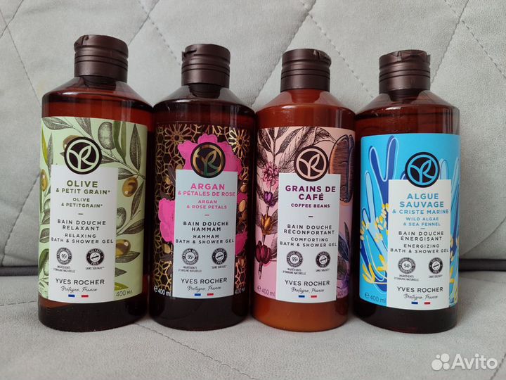Гели для душа от Yves Rocher