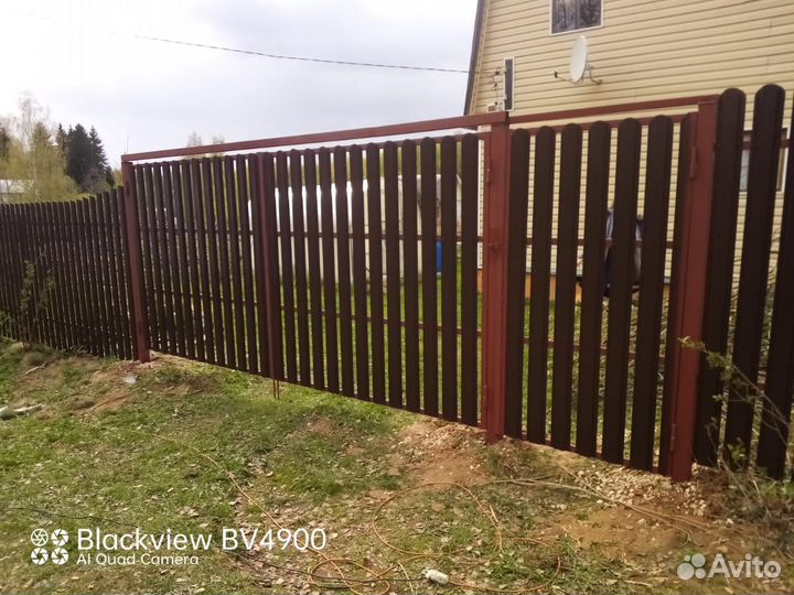 Евроштакетник металлический