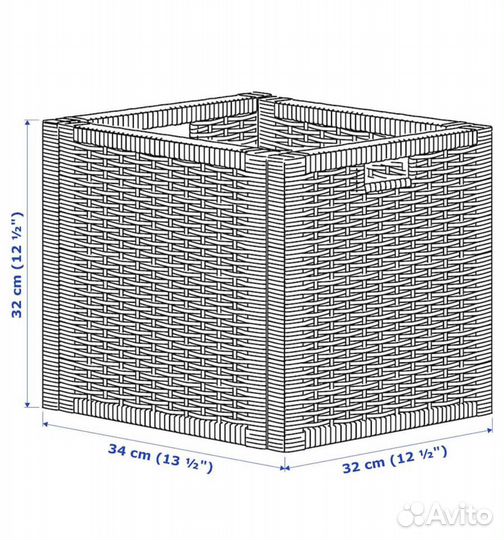 Корзина Икеа бранэс