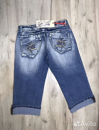 Бриджи джинсовые W28 новые