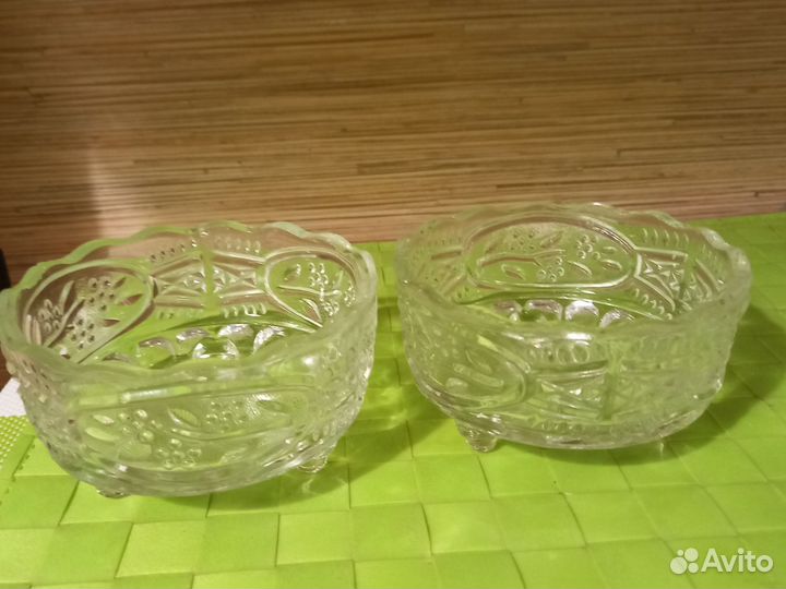 Хрустальная конфетница СССР