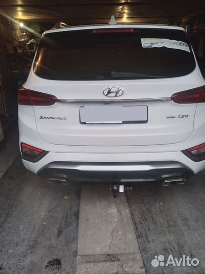 Hyundai Santa Fe 2.2 AT, 2018, 90 000 км