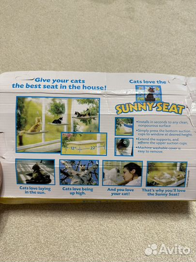 Гамак-лежанка для кошек на окно