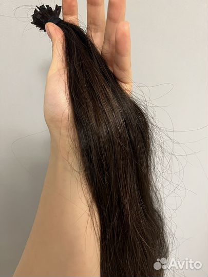 Натуральные волосы для наращивания 70см 48гр