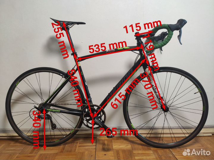 Шоссейный велосипед Merida Ride 100