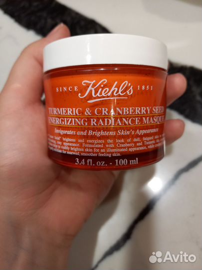 Kiehl'S turmeric & cranberry маска для лица