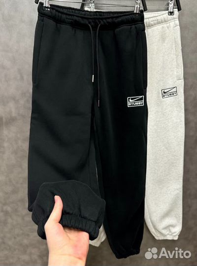 Спортивные штаны теплые Nike & Stussy