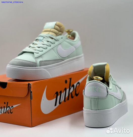 Кроссовки Nike Blazer Low Platform Barely женские