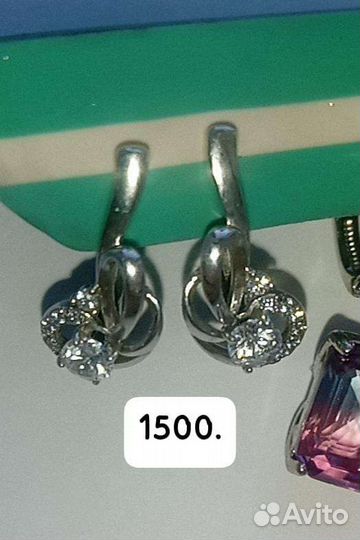 Серебряные серьги