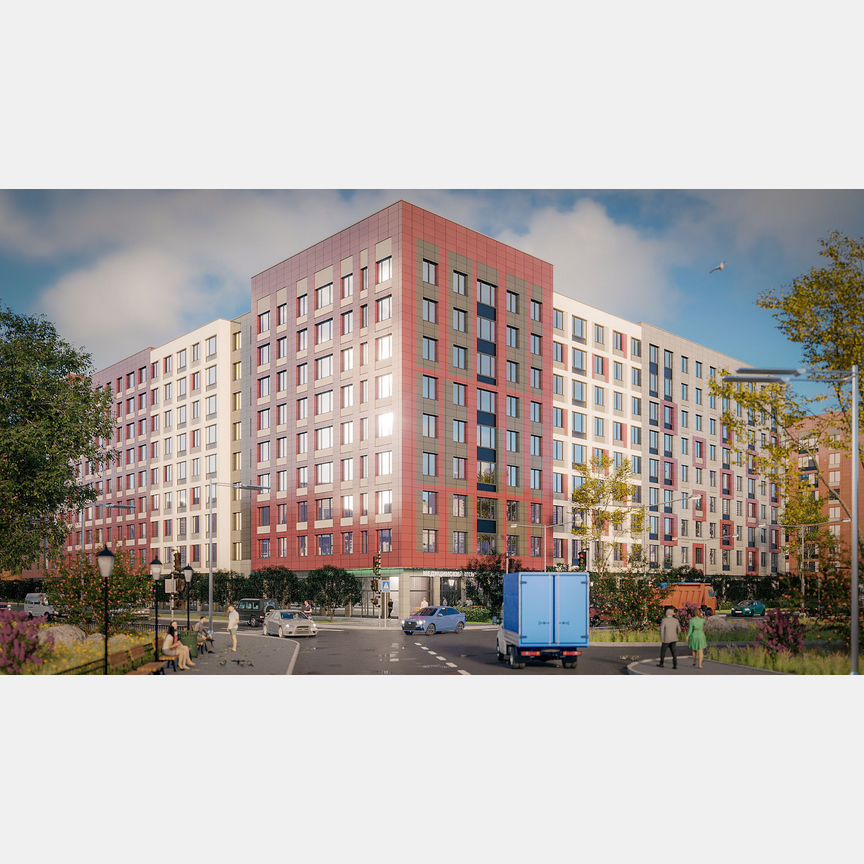 1-к. квартира, 37,4 м², 5/9 эт.
