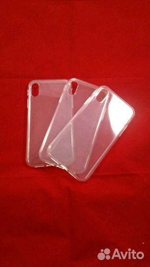 Чехол iPhone XR прозрачный силикон