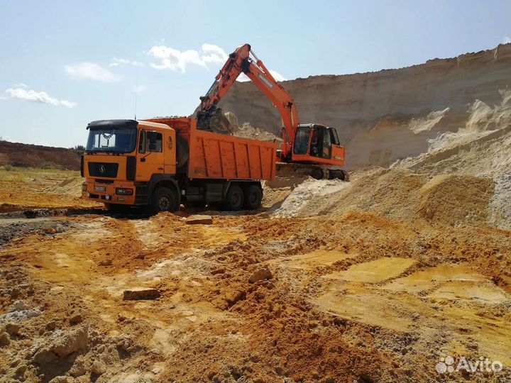 Доставка песка, щебня грунта