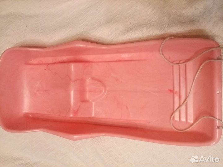 Пластмассовые детские санки