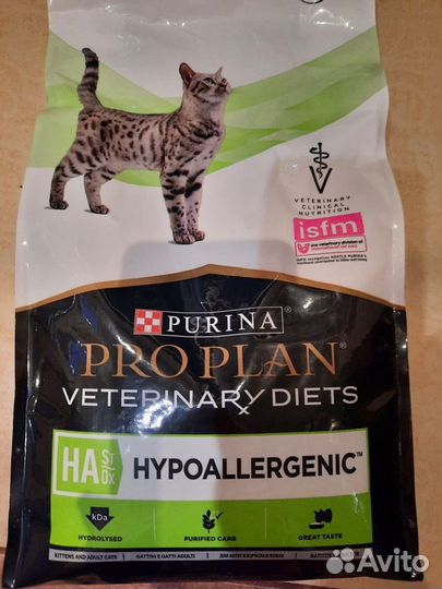 Сухой корм для кошек Pro Plan, от аллергии