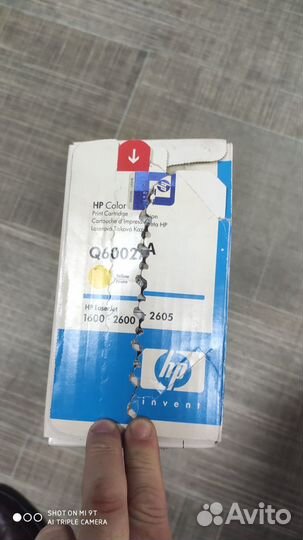 Картридж HP Color LaserJet Q6002A Y