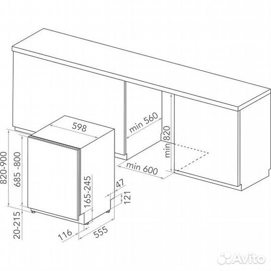 Посудомоечная машина kitchenaid KIF 5O41 pletgs