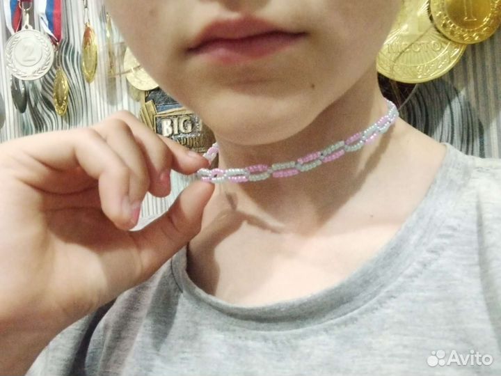 Ожерелье из бисера