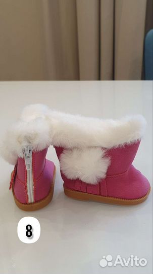 Обувь для куклы, длина стопы 7 см и 3.5 см