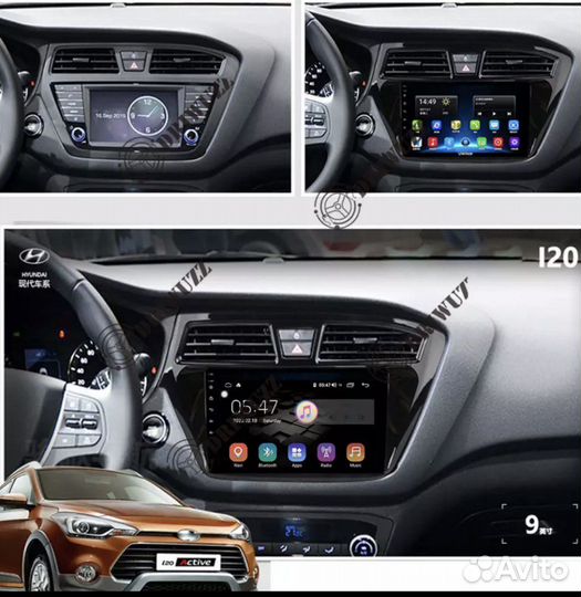 Штатная магнитола Hyundai I20 2015-2018 1-16