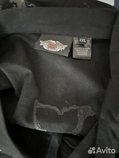 Рубашка Harley davidson с коротким