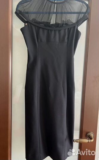 Вечернее черное платье dsquared2