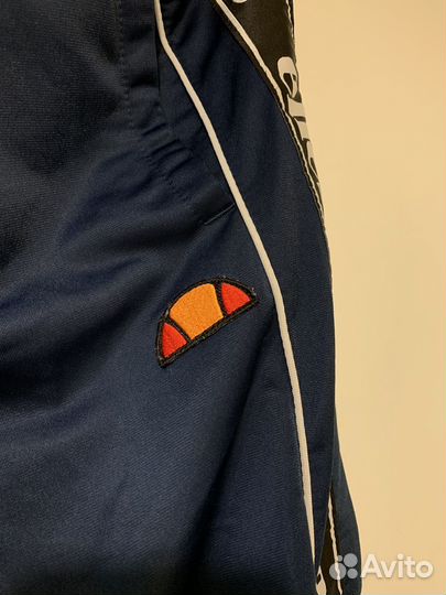 Ellesse оригинал / штаны с лампасами на кнопках