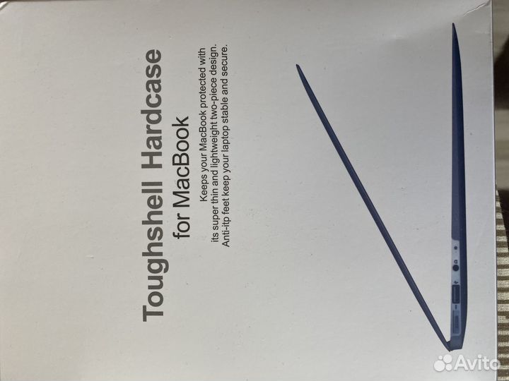 Прозрачный кейс бампер для macbook air 13