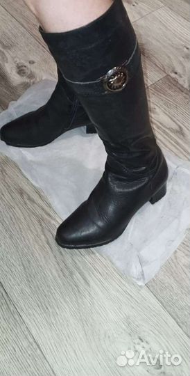 Зимние сапоги натуральная кожа