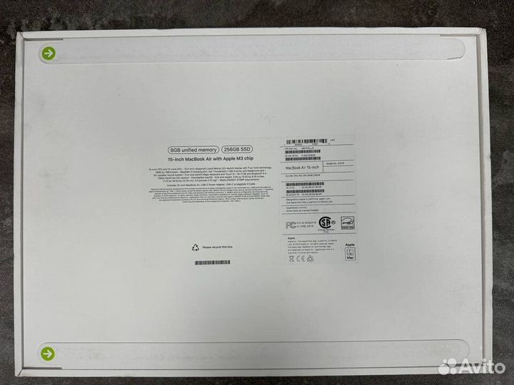 Apple MacBook Air 15.3 2024 M3/8GB/256GB/Silver