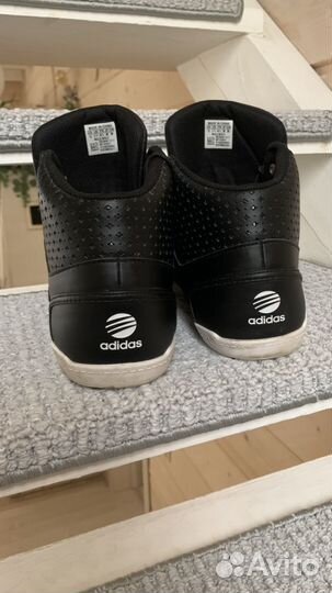 Adidas neo court evo mid Кроссовки кожаные мужские