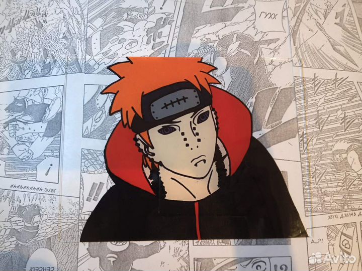 Роспись по стеклу. Картины. Аниме. Наруто