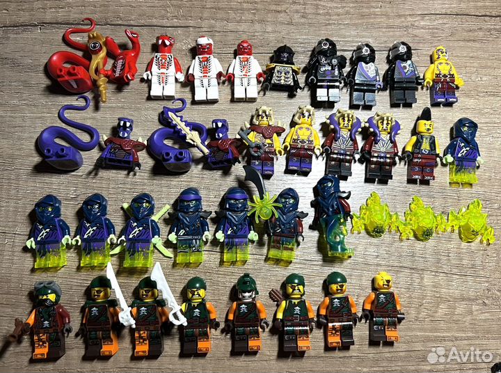 Lego ninjago минифигурки