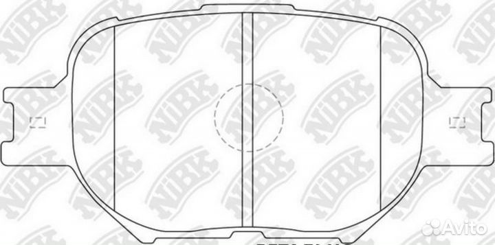 Колодки тормозные дисковые