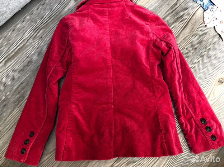 Пиджак, 8-9 лет, Франция малиновый